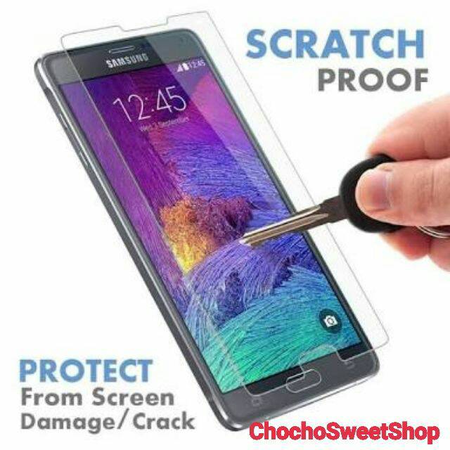 TEMPERED GLASS SAMSUNG GALAXY NOTE 4 / ANTI GORES SAMSUNG GALAXY NOTE 4 / SCREEN GUARD GALAXY NOTE 4