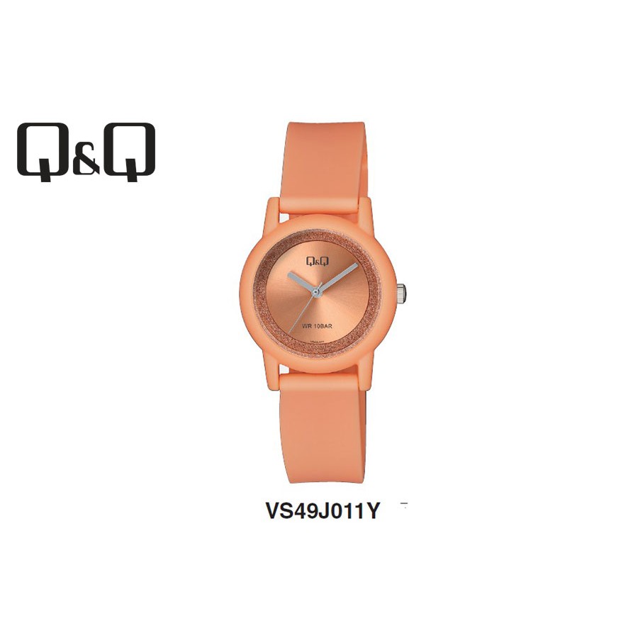 SALE Jam Tangan Anak Wanita Remaja Classic Rubber Analog Original Q&amp;Q QNQ QQ VS49 VS49J Series