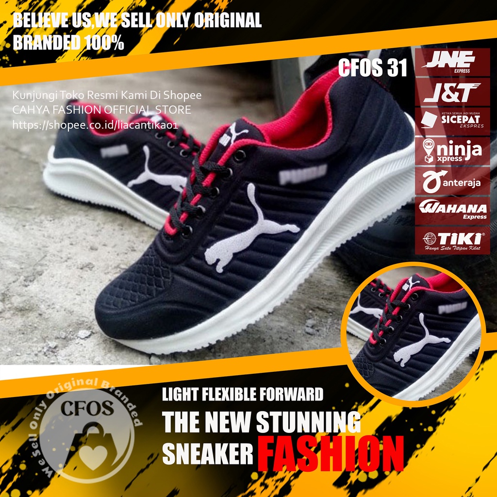 Sepatu Pria Sneaker puma Sepatu Olahraga Sport BG-848