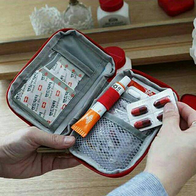 DOMPET OBAT P3K IMPOR POUCH P3K MINI