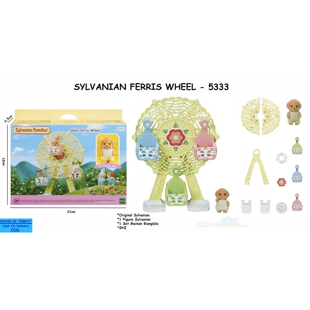 SYLVANIAN BABY FERRIS WHEEL - 5333 BIANGLALA KOMEDI PUTAR