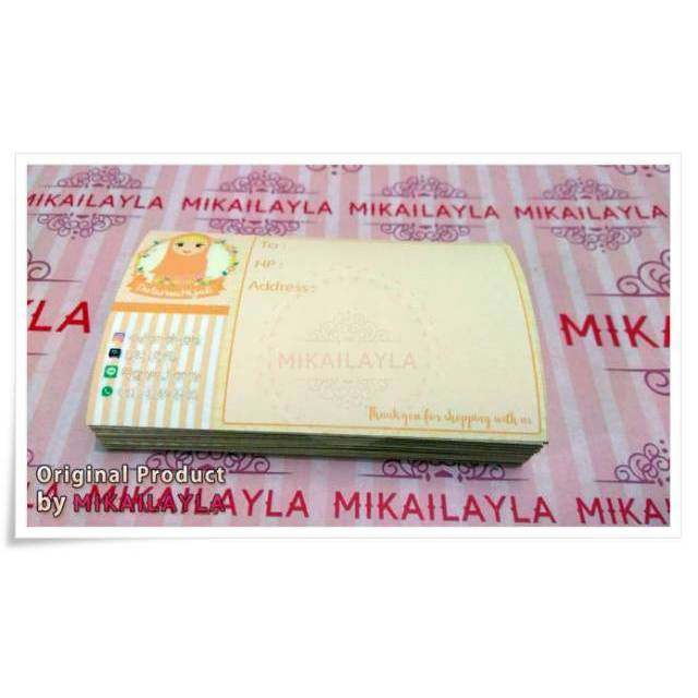 

Cetak Shipping Card Matte + Desain
