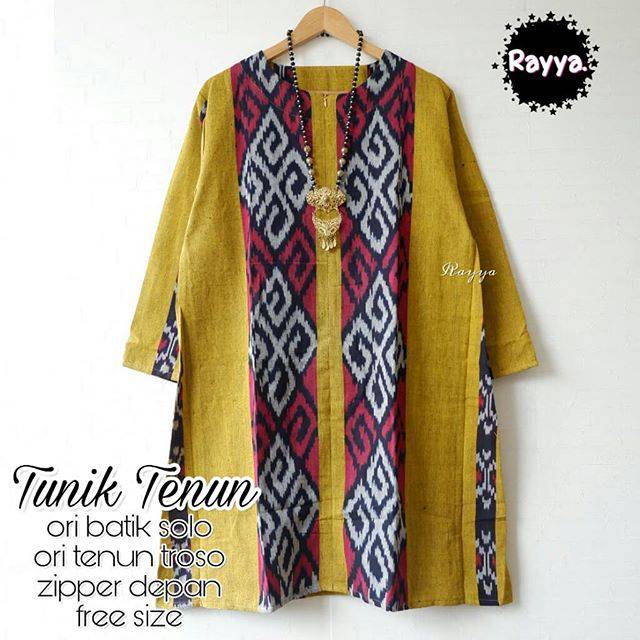 Tunik tenun troso jepara asli murah solo