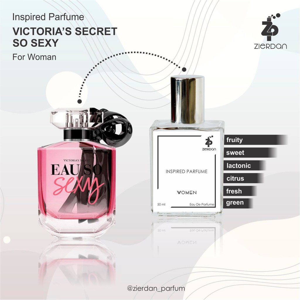 Zierdan Inspired Parfum Victoria's Secret So Sexy Parfume Farfum Minyak Wangi Tahan Lama Wanita Cewe