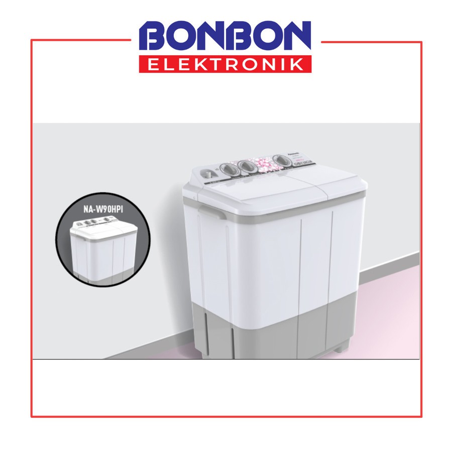 Panasonic Mesin Cuci 2 Tabung 9.5KG NA-W96BBZ / NAW 96 BBZ / NAW96BBZ