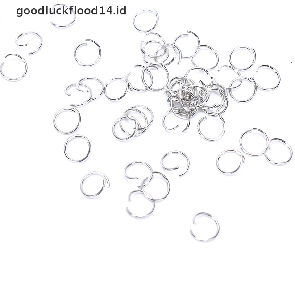 150pcs Gantungan Kunci Dengan Rantai Split Jump Ring Dan Sekrup Mata Pin DIY