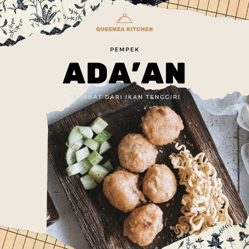 

PEMPEK QUEENZA ASLI IKAN TENGGIRI KHAS PALEMBANG ( ISI 10 PEMPEK ADAAN + CUKO )