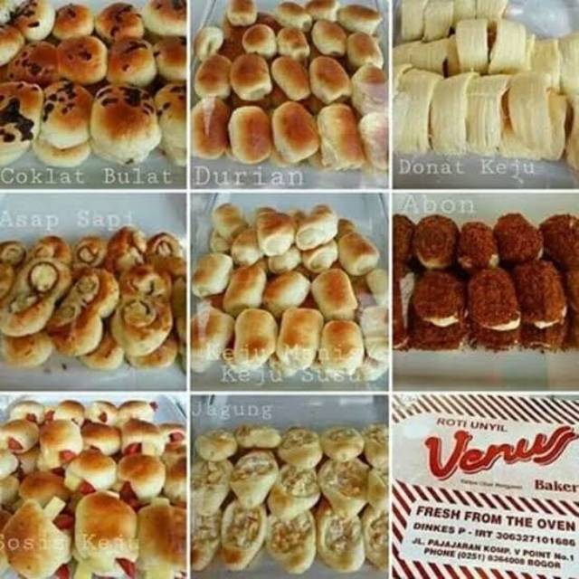 Roti Unyil Venus Bogor isi 30,40,50,60pcs ( Mix/Campur ...