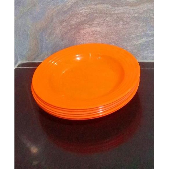 6 PCS PIRING BULAT MELAMINE SINGA SINGI STANDAR SNI