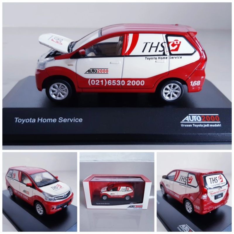 Diecas Mobil Toyota Home Service Alloy Original - Miniatur Avanza THS