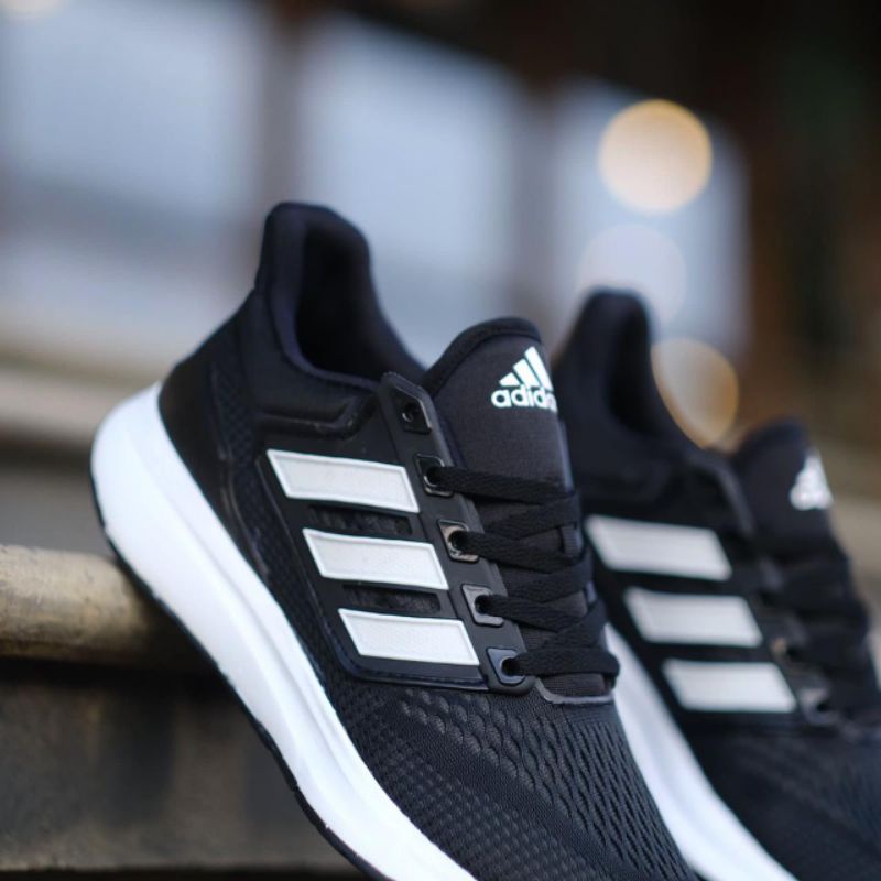 ADIDAS EQT21 RUN BLACK WHITE