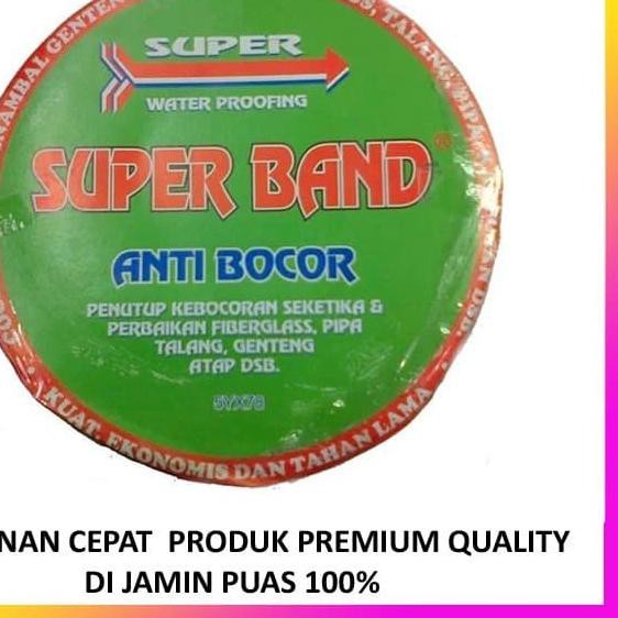 ♧ Superband 10M Anti Bocor / Lem Talang / Lakban Aspal / Penambal Bocor ♖