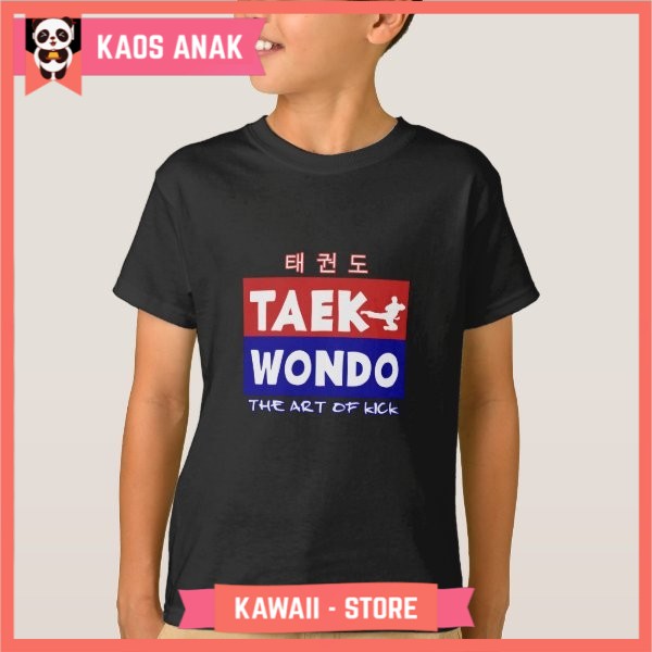 Kaos Baju Anak Taekwondo, The Art of Kick II