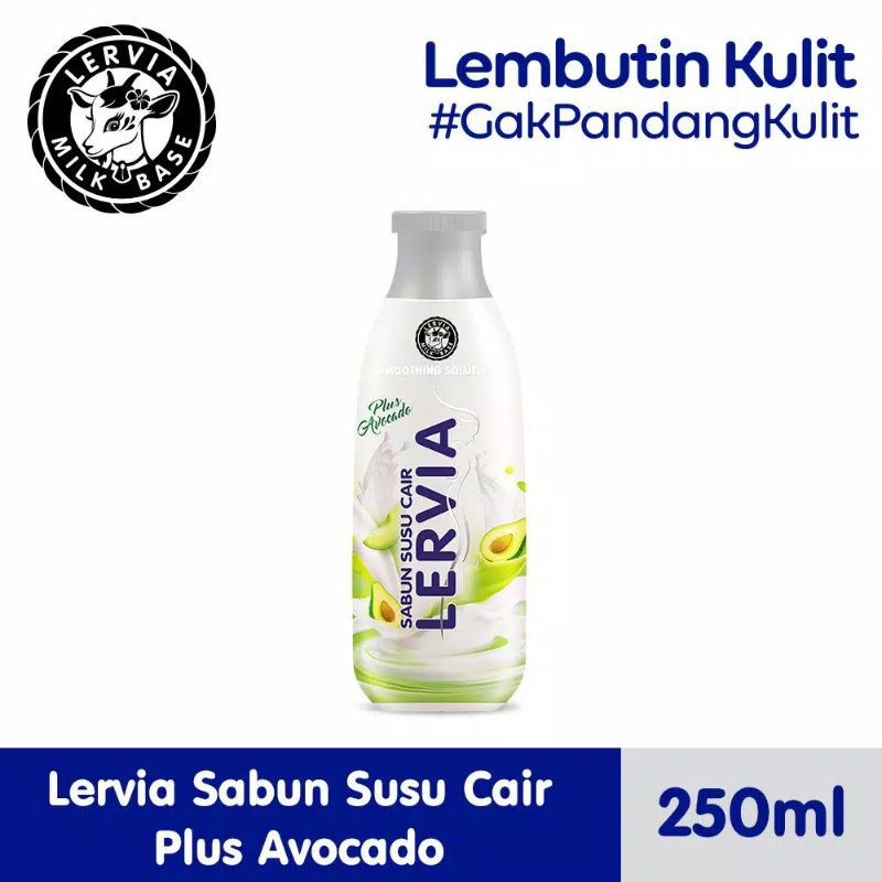 Lervia sabun susu cair 250 ml