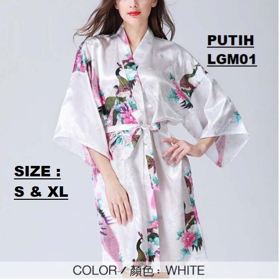 Kimono Satin Silk Pajamas LGM