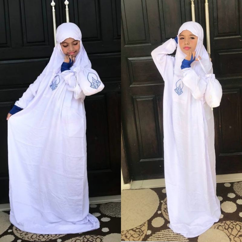 GALLERY MUKENA MANSET HADRAMAUT ANAK MOTIF BORDIR