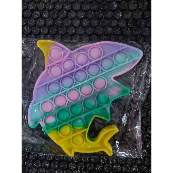 POP IT BENTUK-BENTUK MAINAN ANAK IMPOR-SHARK