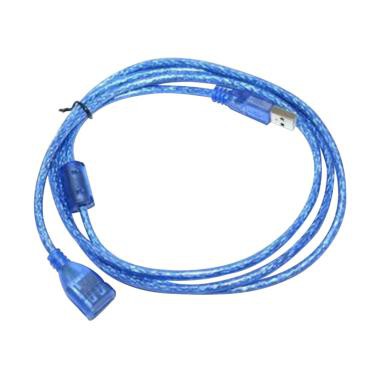 AFW1 | KABEL USB 2.0 MALE TO FEMALE WEBSONG 1.5 M / KABEL PERPANJANGAN USB (BLUE TRANSPARANT)