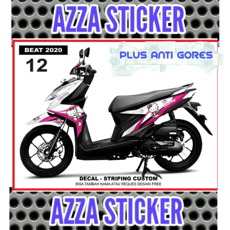 Stiker Dekal Beat 2020 Striping Motor Beat 2020 Full Sticker Decal Beat 2020 Stiker Beat 2020 Dekal 
