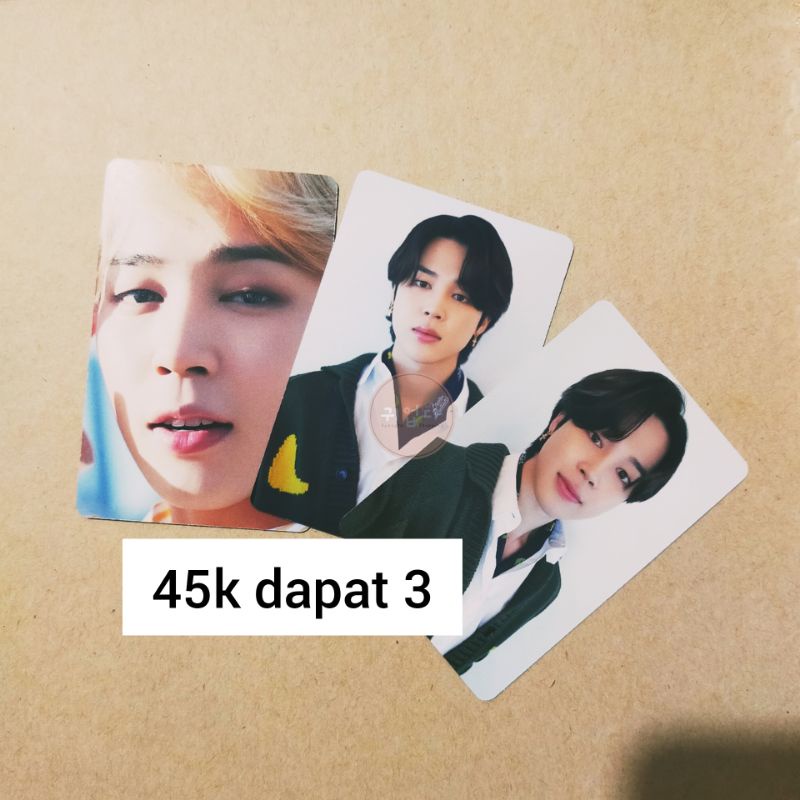 BTS DICON 101 JIMIN OFFICIAL PHOTOCARD