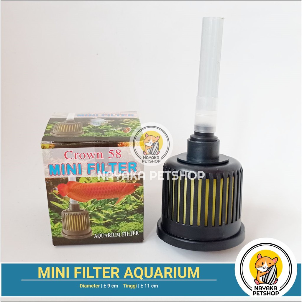 Mini Filter Aquarium Saringan Air Kecil Aquascape Murah