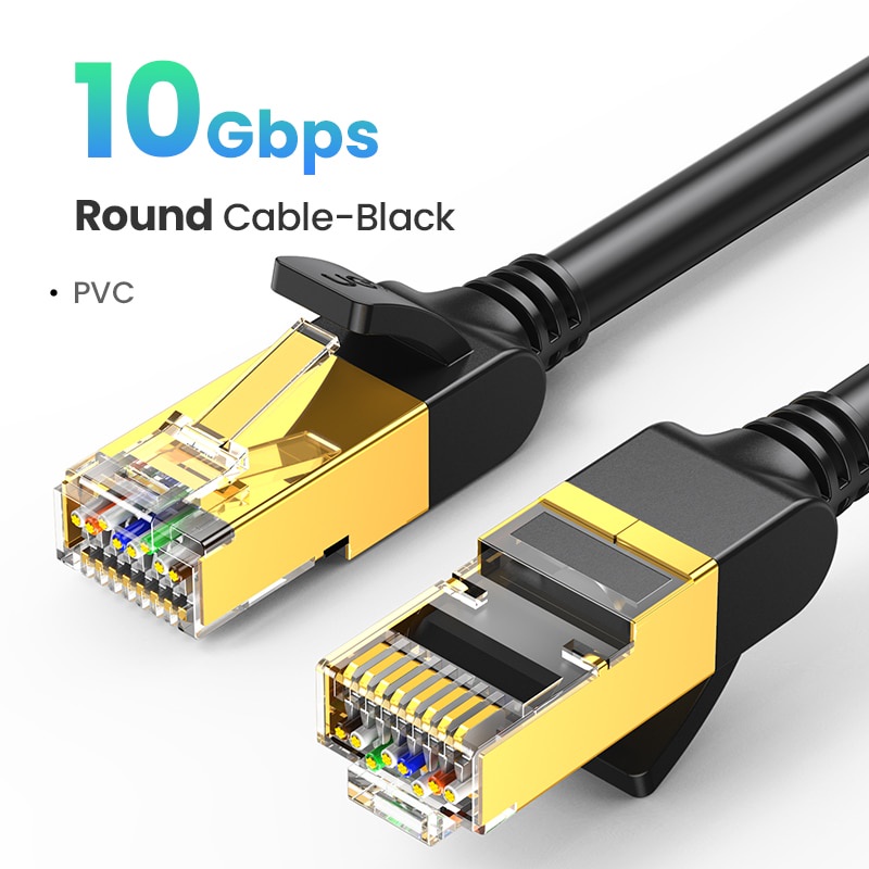 Ugreen Kabel Ethernet Lan Cat7 RJ45 10Gbps 600Mhz 32AWG 6.3mm UTP