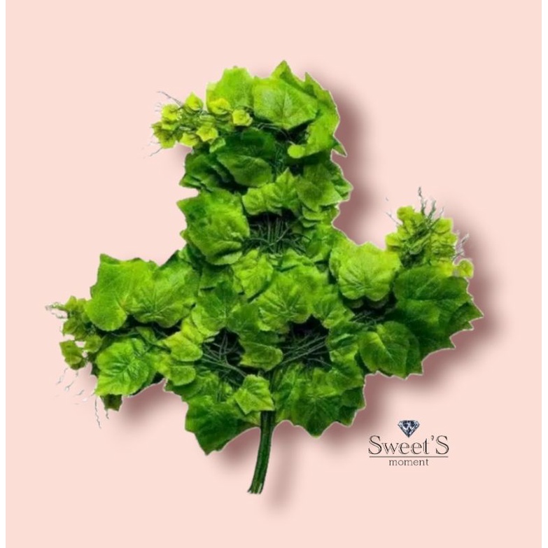Daun anggur artificial daun plastik