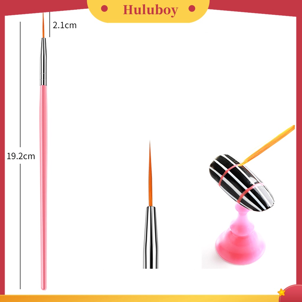 Huluboy Huluboy♡ 15pcs / Set Pen Perawatan Kuku Bahan Plastik Ramah Kulit Untuk Manicure