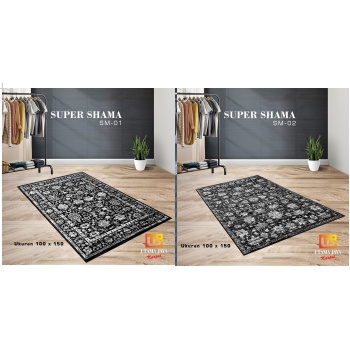 SALE KARPET LANTAI SUPER SHAMA 100X150 DEKORASI KAMAR / KARPET BULU / KARPET LANTAI TEBAL /PERMADANI
