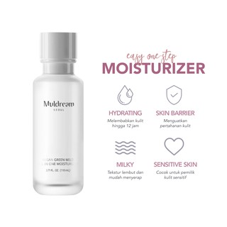 Muldream Green Mild All In One Moisturizer - Vegan - 110ml