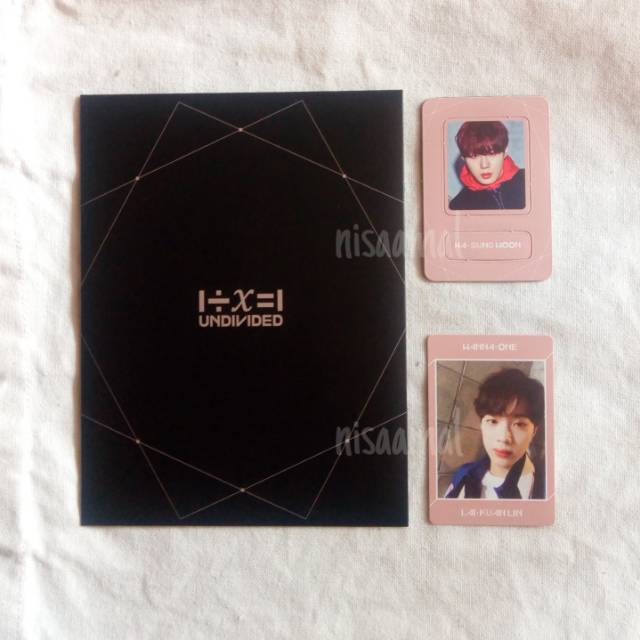 [SALE] WANNA ONE - UNDIVIDED - PC GUANLIN (+BONUS) & MAGNET SUNGWOON
