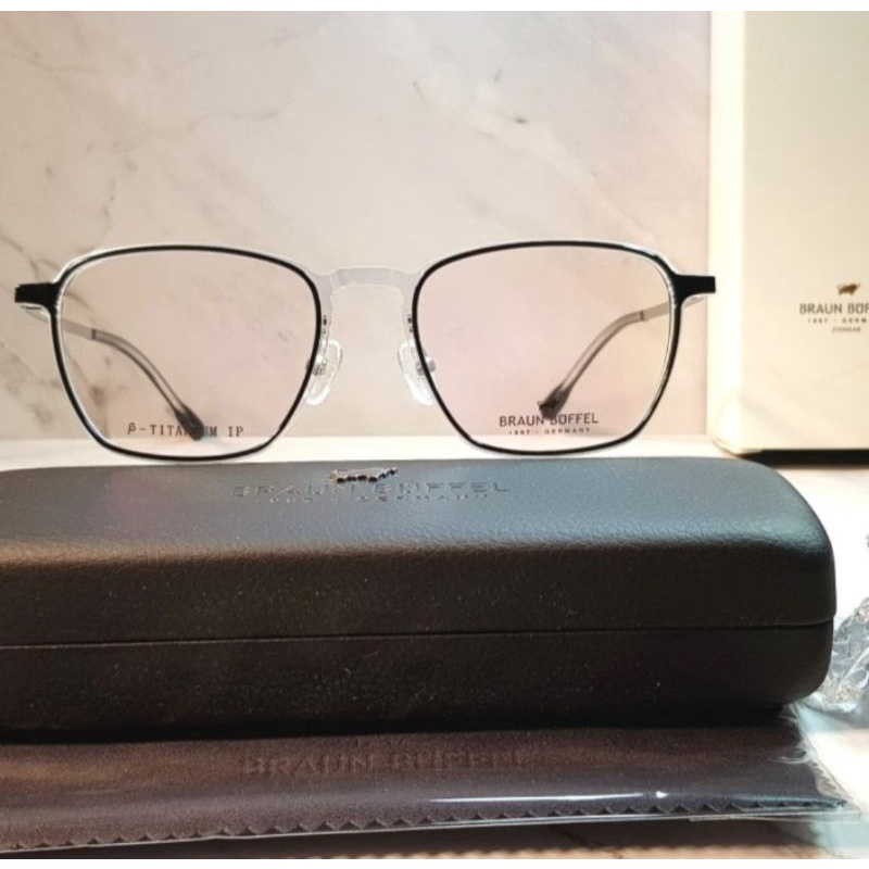 Frame Kacamata Original Braun Buffel BB29213 Col.809 Germany Beta Titanium IP