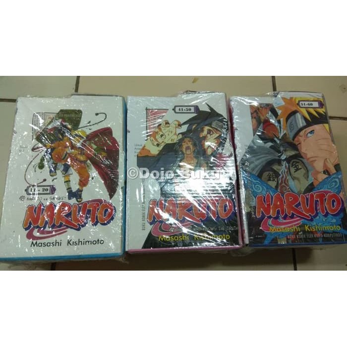 DIJAMIN TERBAIK  Komik Boxset Naruto - Masashi Kishimoto