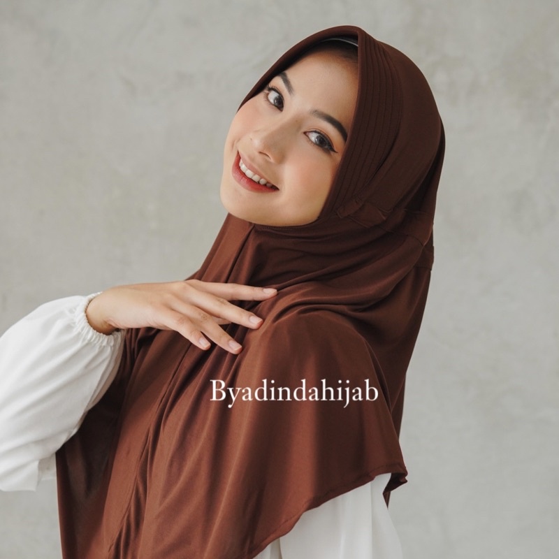 𝐁𝐘 𝐀𝐃𝐈𝐍𝐃𝐀 JILBAB SERUT POLOS JOKOWI HIJAB SERUT ADIBA Hijab instant