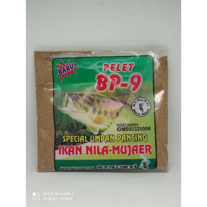 Pelet BP-9 Ikan Nila Mujaer