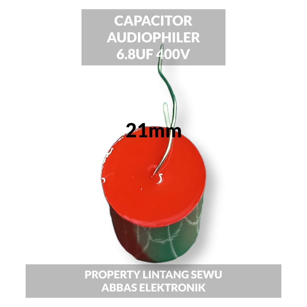 AUDIOPHILER CAPACITOR KAPASITOR AUDIOPILER 6.8 UF 400 V 6.8 MIKRO 400V 685 400V