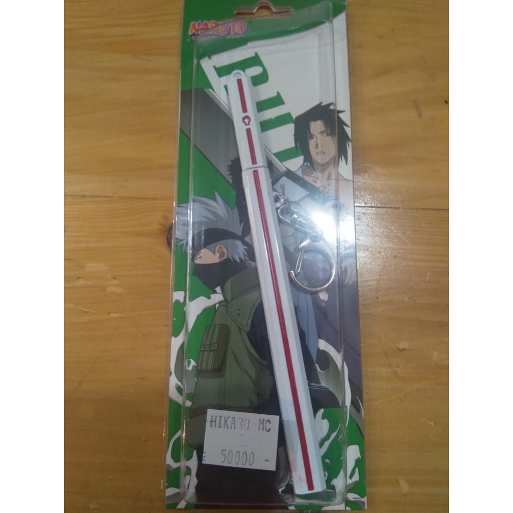 KEYCHAIN KATANA KUSANAGI WHITE VERSION UCHIHA SASUKE - NARUTO