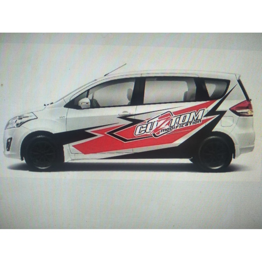 sticker custom teks mobil avanza xenia ertiga sigra mobili xpander dll