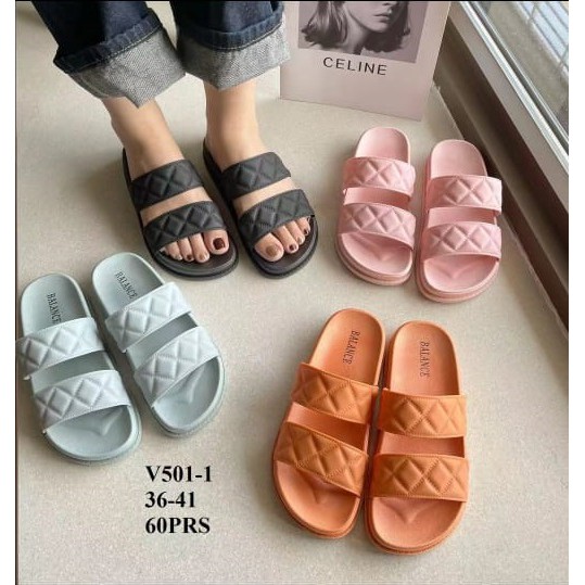 Sandal Jelly Wanita Import 501 Trendy LA-1