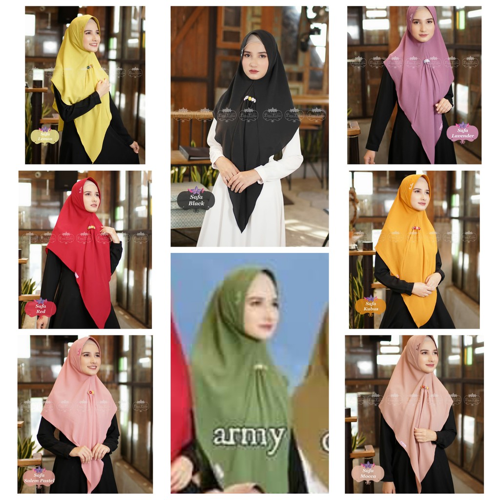 Jilbab Hijab SAFA semi khimar LINALIVIA