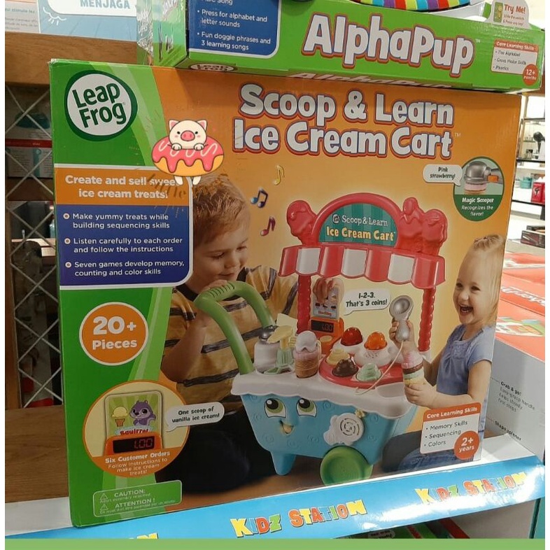 Leapfrog ice cream cart