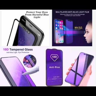 VIVO Y35 2020 ( TEMPERED GLASS ANTI BLUE / 5D / BENING / CERAMIC ) Pelindung Layar Handphone