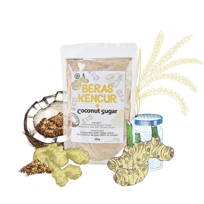 

House Of Organix Beras Kencur + Coconut Sugar 200 Gr