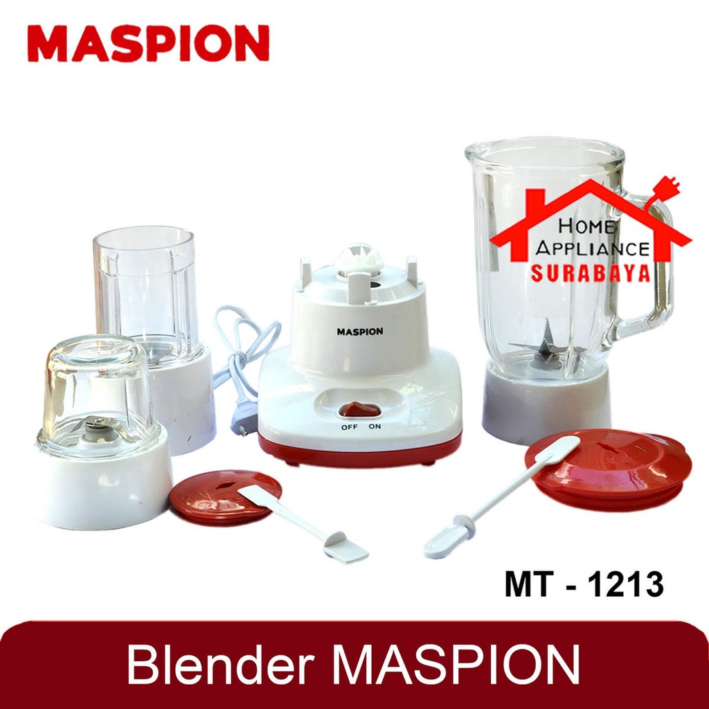 Blender Maspion Kaca Kapasitas 1 Liter MT-1213 / MT 1213