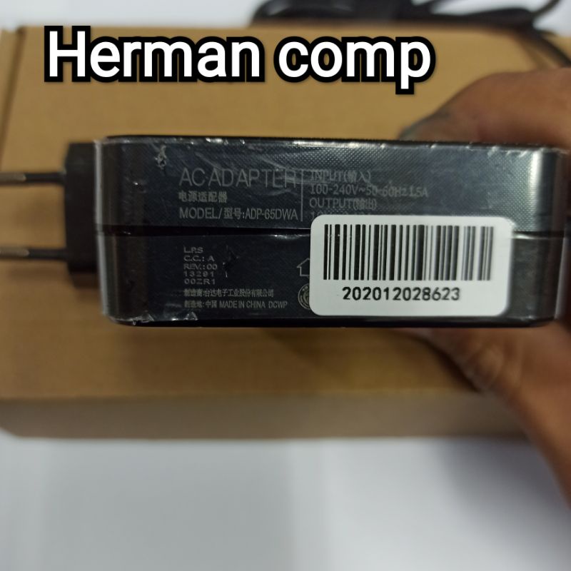 Original Adaptor Charger Asus ADP-65DW A, ADP-65DW C, ADP-65DW Z 19V 3.42A DC 4.5x3.0mm Jarum