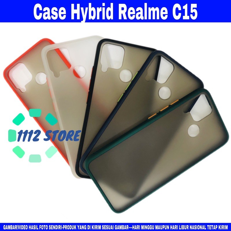 case hybrid Realme C15 - silikon Realme C15 - hardcase Realme C15