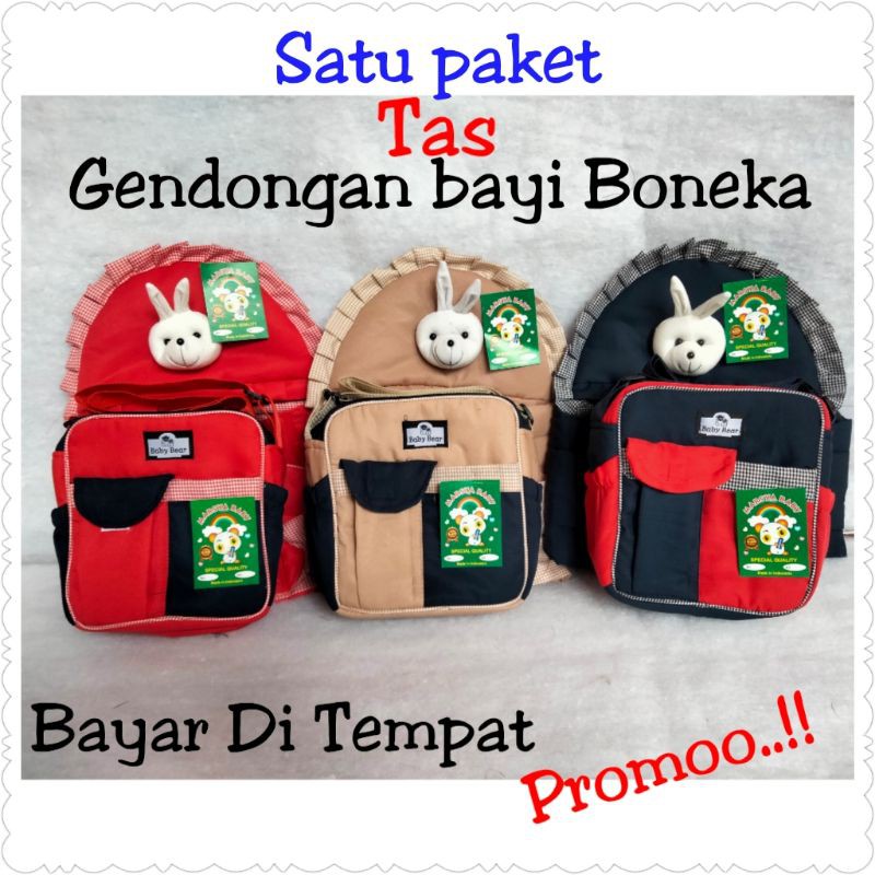 Satu Set Gendongan Bayi dan Tas Bayi Terbaru