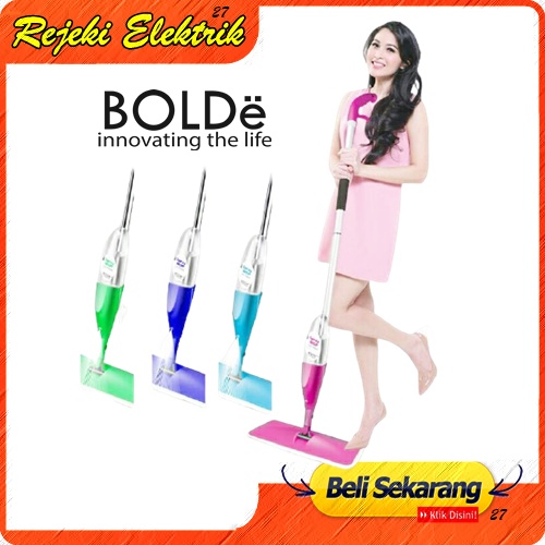 BOLDE Alat Pel Spray Mop Ultima Gagang Stainless Steel Kain Microfiber - Berkulitas