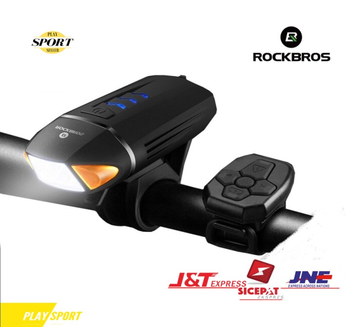 Lampu Sepeda ROCKBROS YQ-QD450 Rechargeable 350 Lumens Senter Sepeda