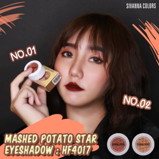 SIVANNA COLORS Mashed Potato Star Eye Shadow #HF4017 Thailand / Eyeshadow / Metalic / Glowing